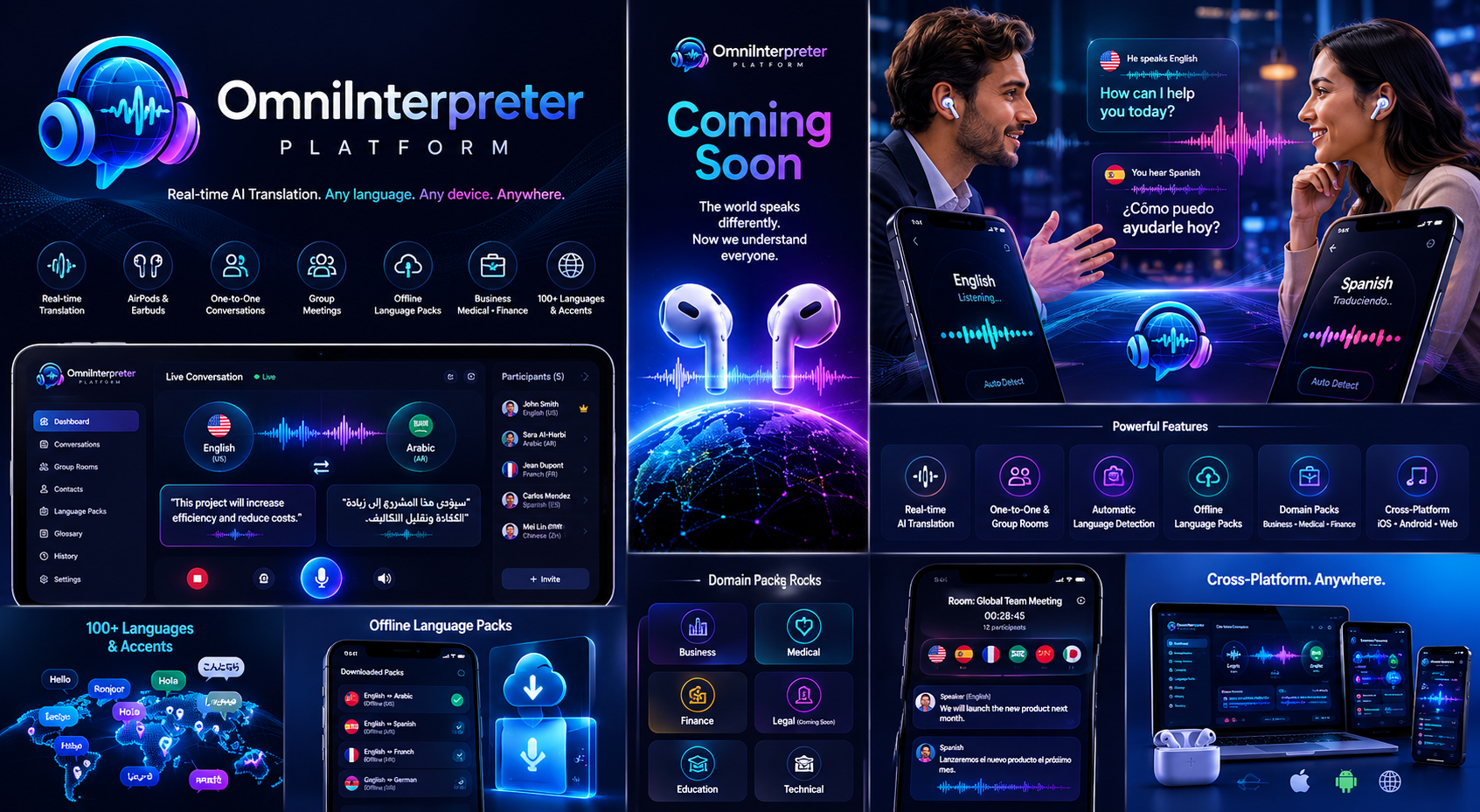 OmniInterpreter Platform feature overview